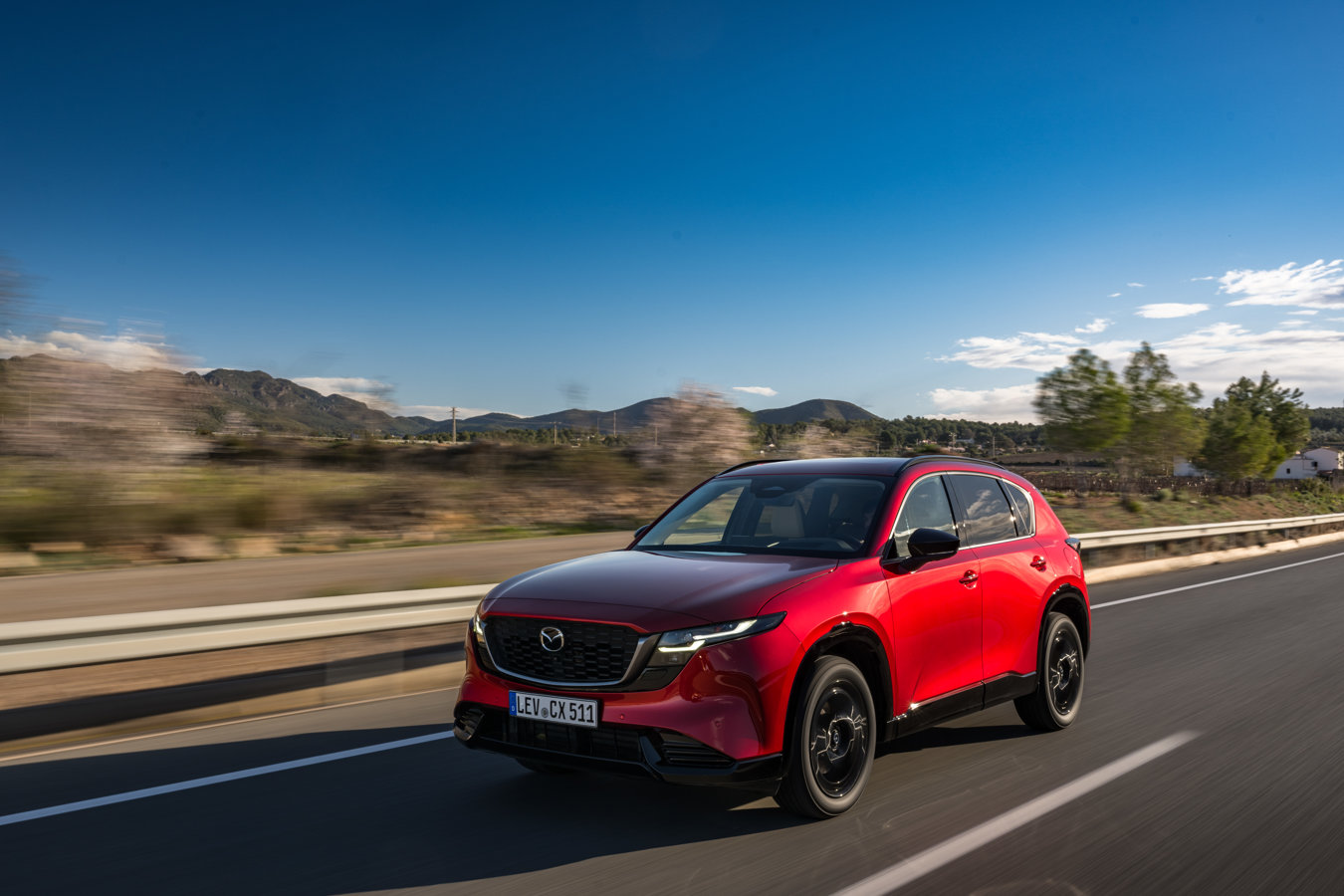 001 | All-new Mazda CX-5, Homura, Soul Red Crystal, Spain, 2026, Action