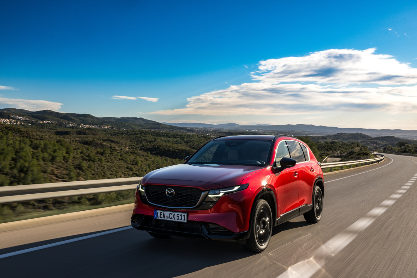 003 | All-new Mazda CX-5, Homura, Soul Red Crystal, Spain, 2026, Action