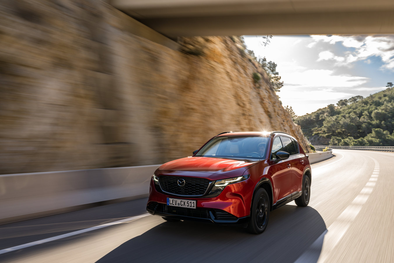 004 | All-new Mazda CX-5, Homura, Soul Red Crystal, Spain, 2026, Action