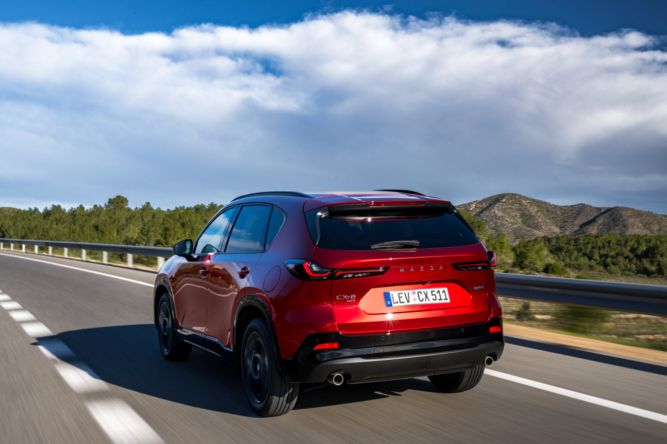005 | All-new Mazda CX-5, Homura, Soul Red Crystal, Spain, 2026, Action