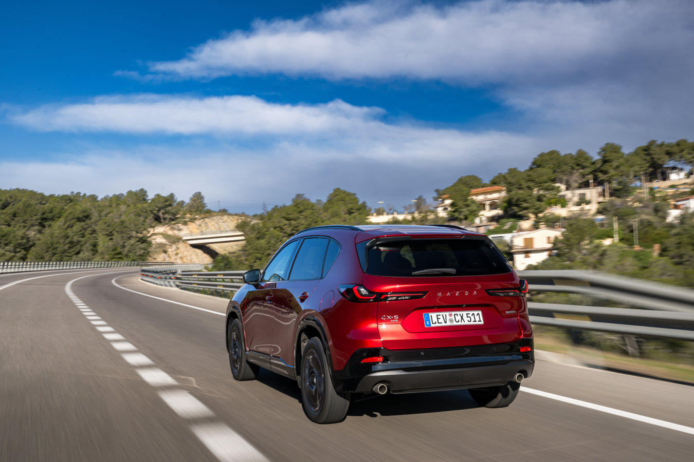 006 | All-new Mazda CX-5, Homura, Soul Red Crystal, Spain, 2026, Action