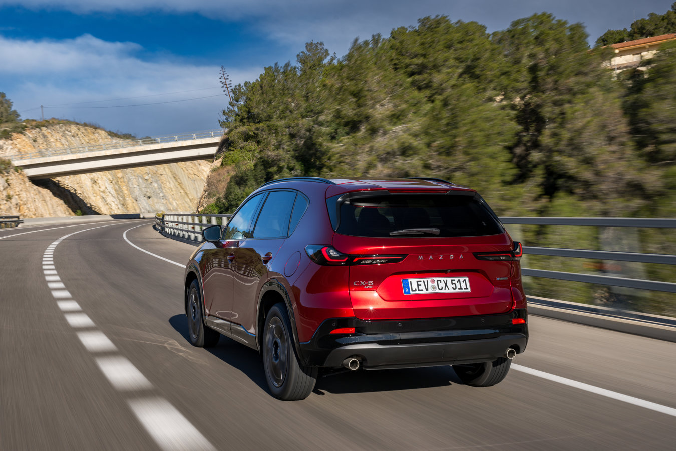 007 | All-new Mazda CX-5, Homura, Soul Red Crystal, Spain, 2026, Action