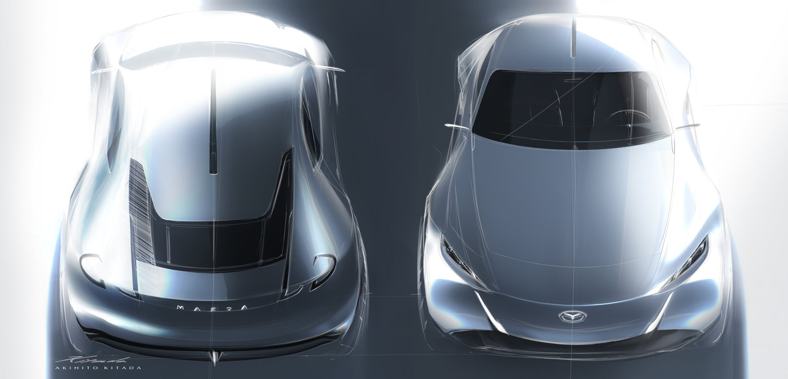 013 | Mazda Vision X-Coupe, Sketch
